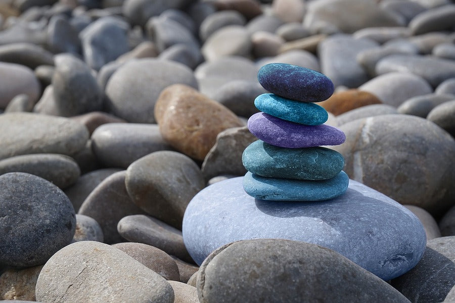 Zen Stones Closeup Photograph Print 100% Australian Made