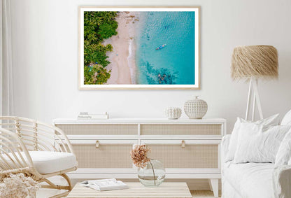 Banana Beach Aerial View Photograph Phuket Home Decor Premium Quality Poster Print Choose Your Sizes