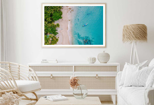 Banana Beach Aerial View Photograph Phuket Home Decor Premium Quality Poster Print Choose Your Sizes
