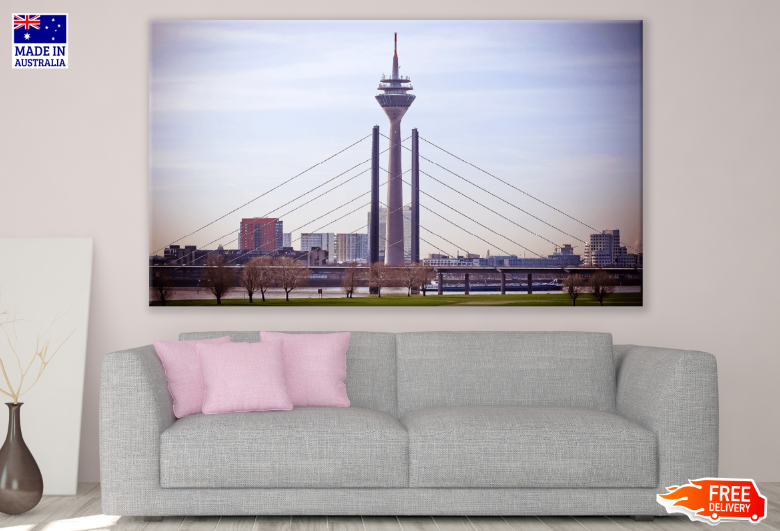Germany Rheinturm Tower Print 100% Australian Made