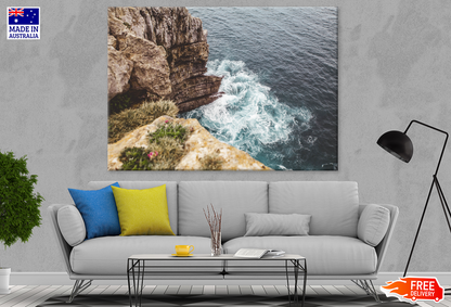 Rock On Sea Aerial View Photograph Print 100% Australian Made