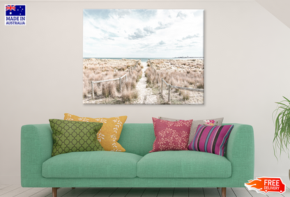 Sandy Path & Sea In Australia Print 100% Australian Made