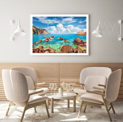 Sea Scenery Photograph Home Decor Premium Quality Poster Print Choose Your Sizes