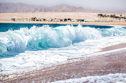 Raging Sea with Foamy Waves View Photograph Print 100% Australian Made