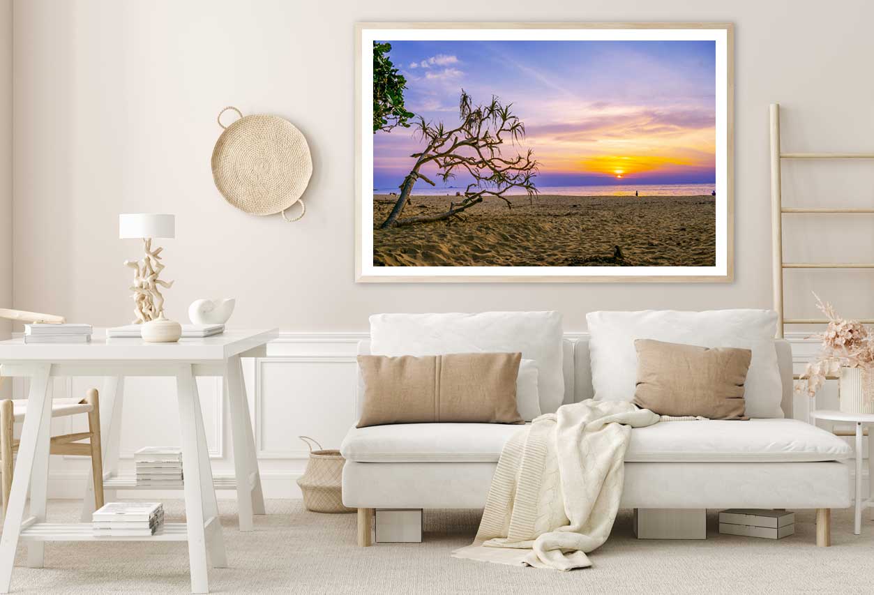 Paradise Island Beach Sunrise Photograph Home Decor Premium Quality Poster Print Choose Your Sizes