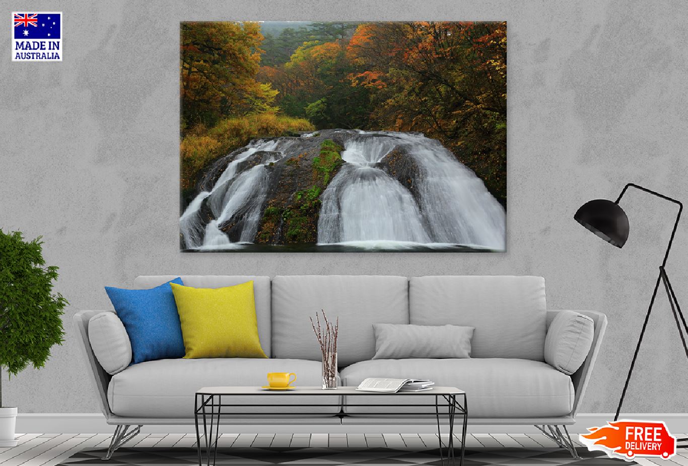Autumn Kamabuchi Falls Photograph Print 100% Australian Made