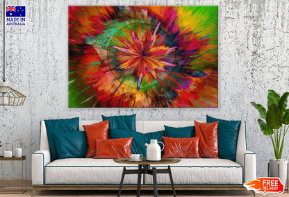 Abstract Star Explosion Explosive Design Print 100% Australian Made