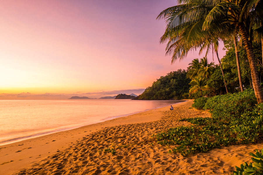 Trinity Beach Sunrise Scenery Photograph Print 100% Australian Made