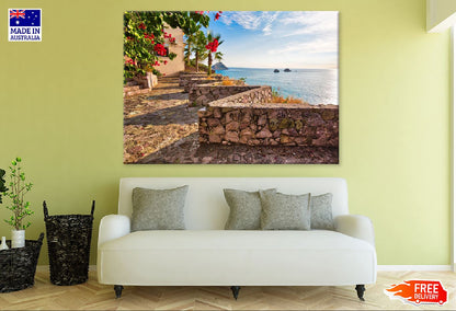 Mazatlan Scenic Sea Shore View Photograph Print 100% Australian Made