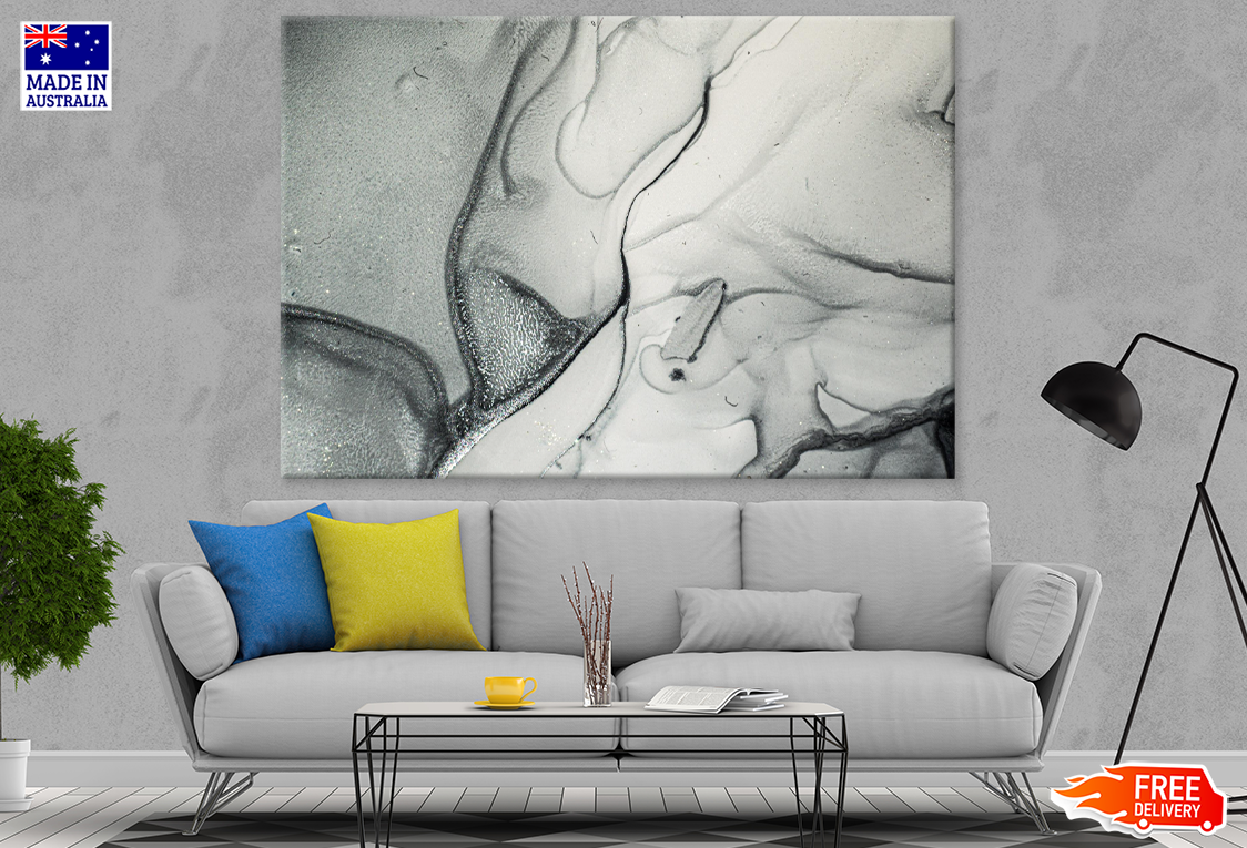 Black & White Abstract Design Print 100% Australian Made