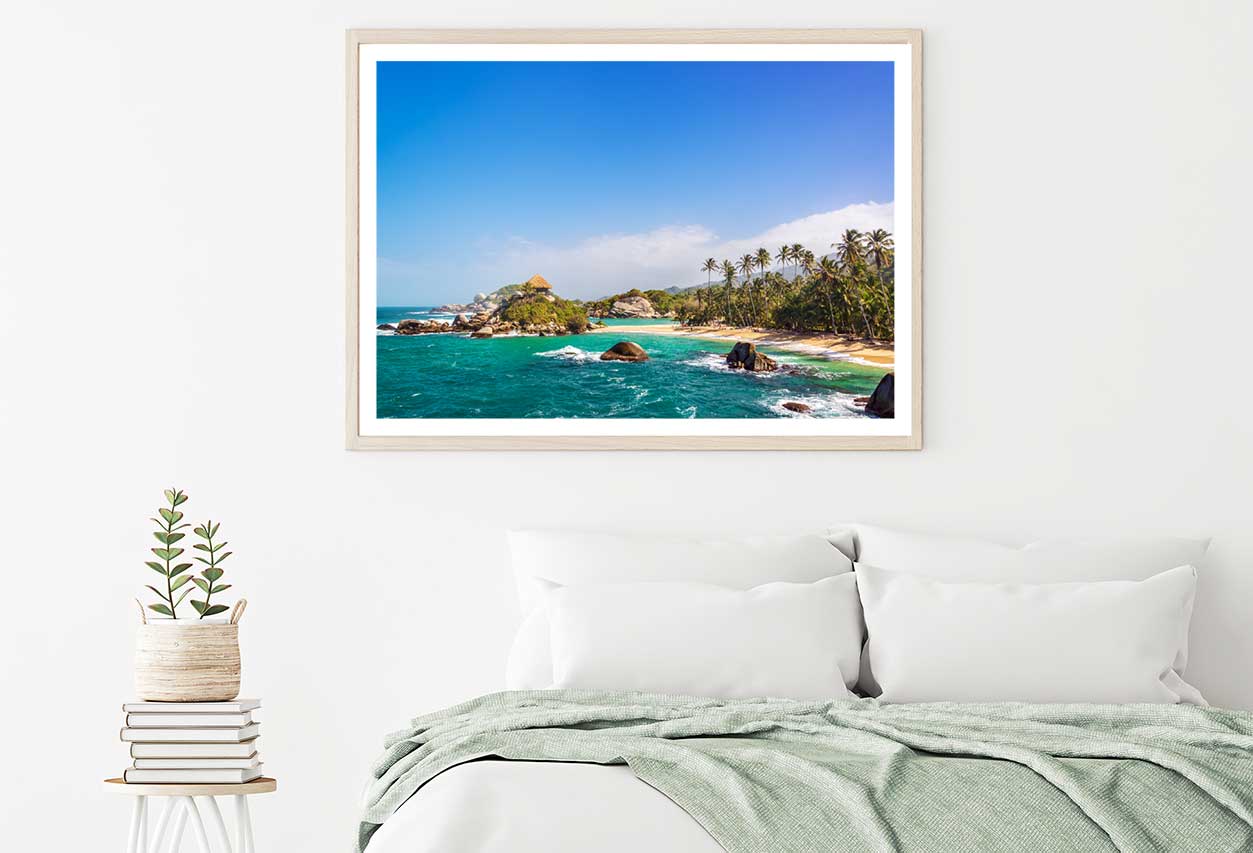 San Juan del Guia Sea View Photograph Colombia Home Decor Premium Quality Poster Print Choose Your Sizes