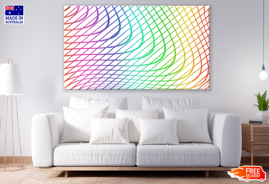 Colorful Abstract Design Print 100% Australian Made