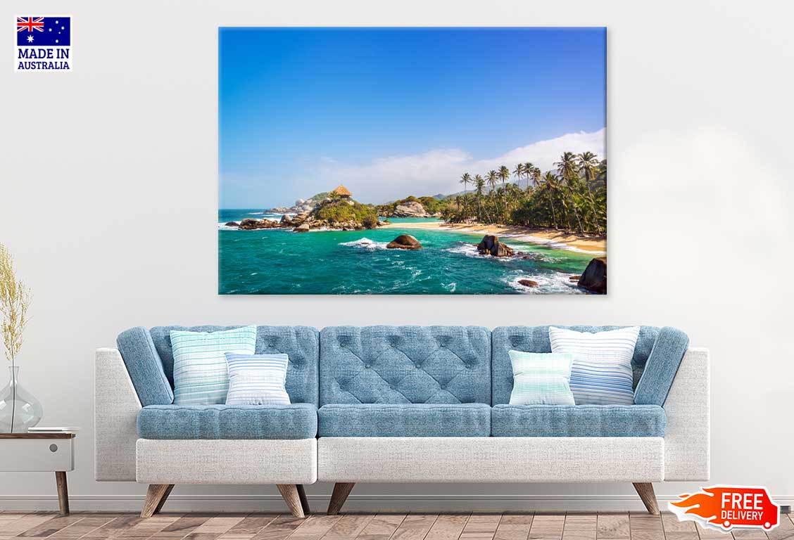 San Juan del Guia Sea Photograph Colombia Print 100% Australian Made