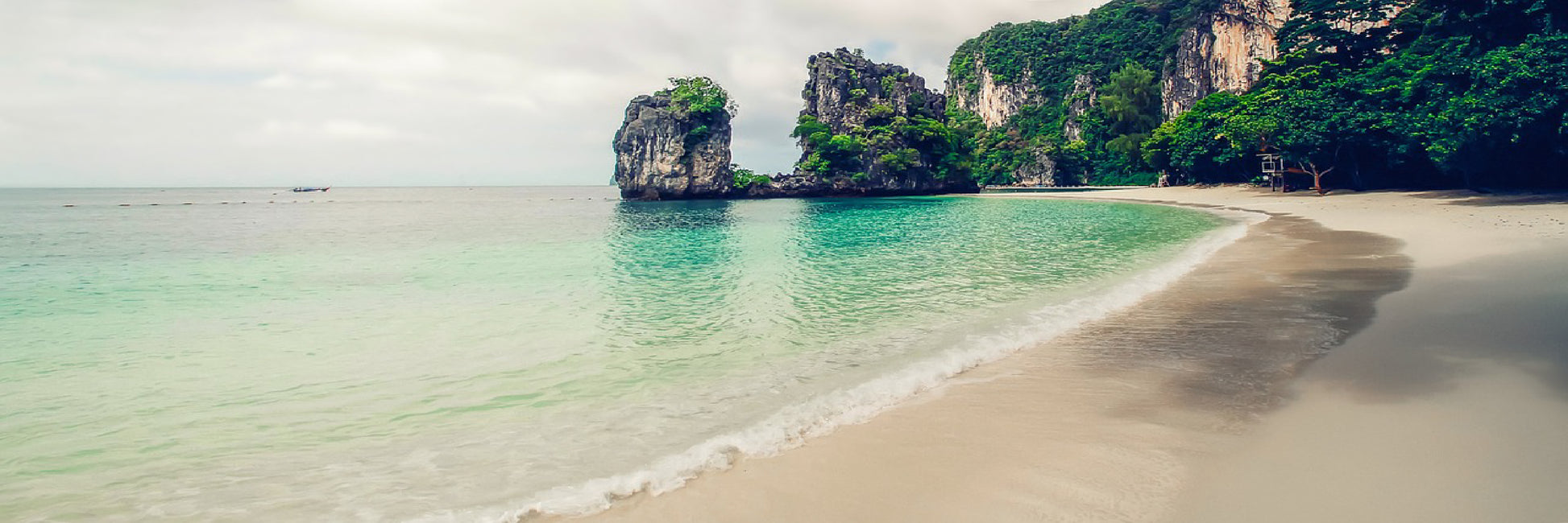 Panoramic Canvas Kostenlose Tropical Island View Photograph High Quality 100% Australian Made Wall Canvas Print Ready to Hang