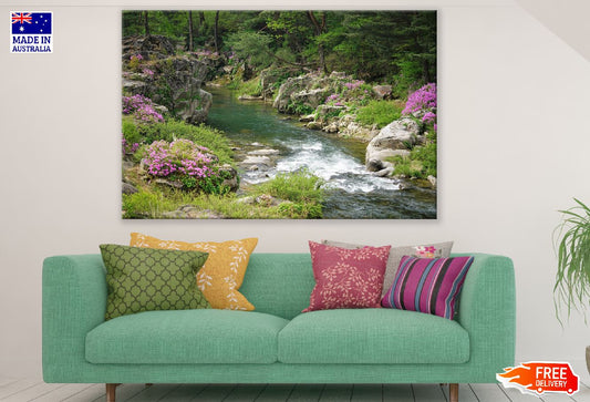 Azalea Brook Water & Forest View Photograph Print 100% Australian Made