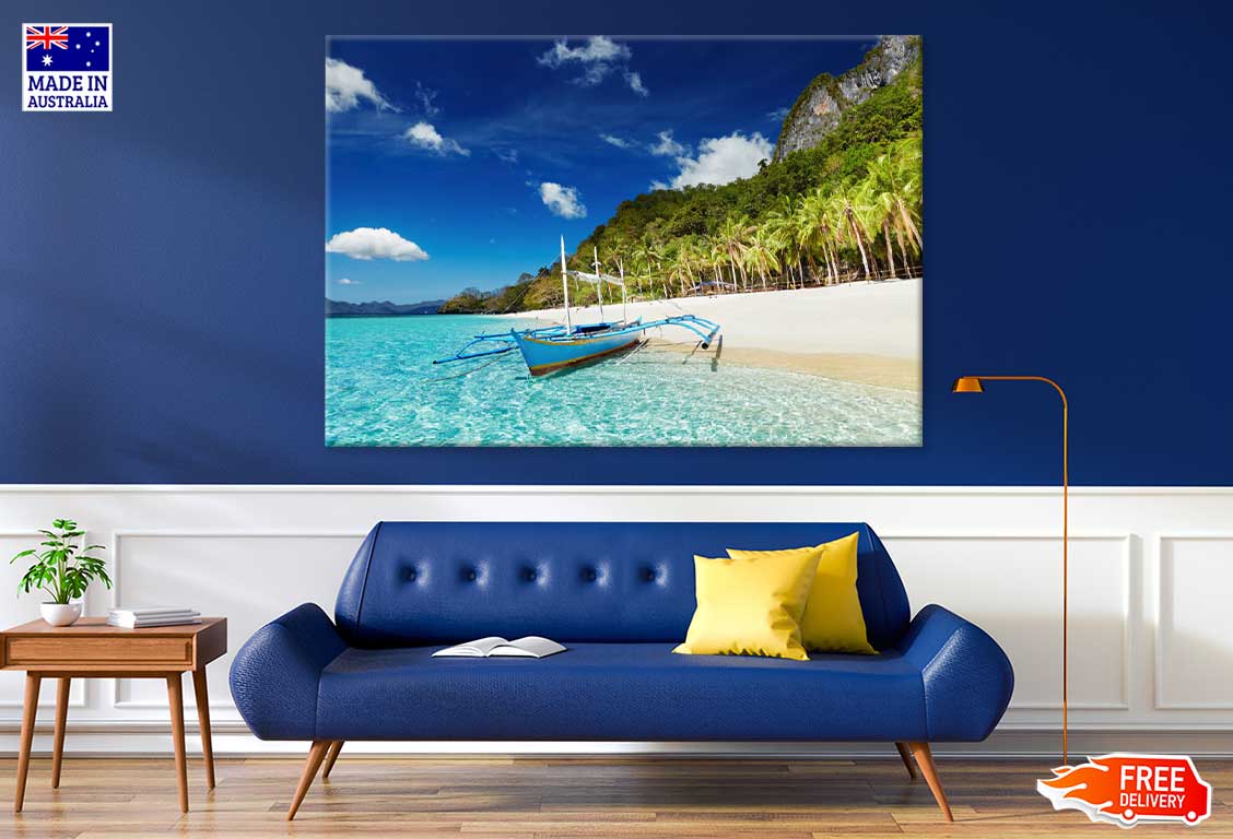 Beach South China Sea Philippines Print 100% Australian Made