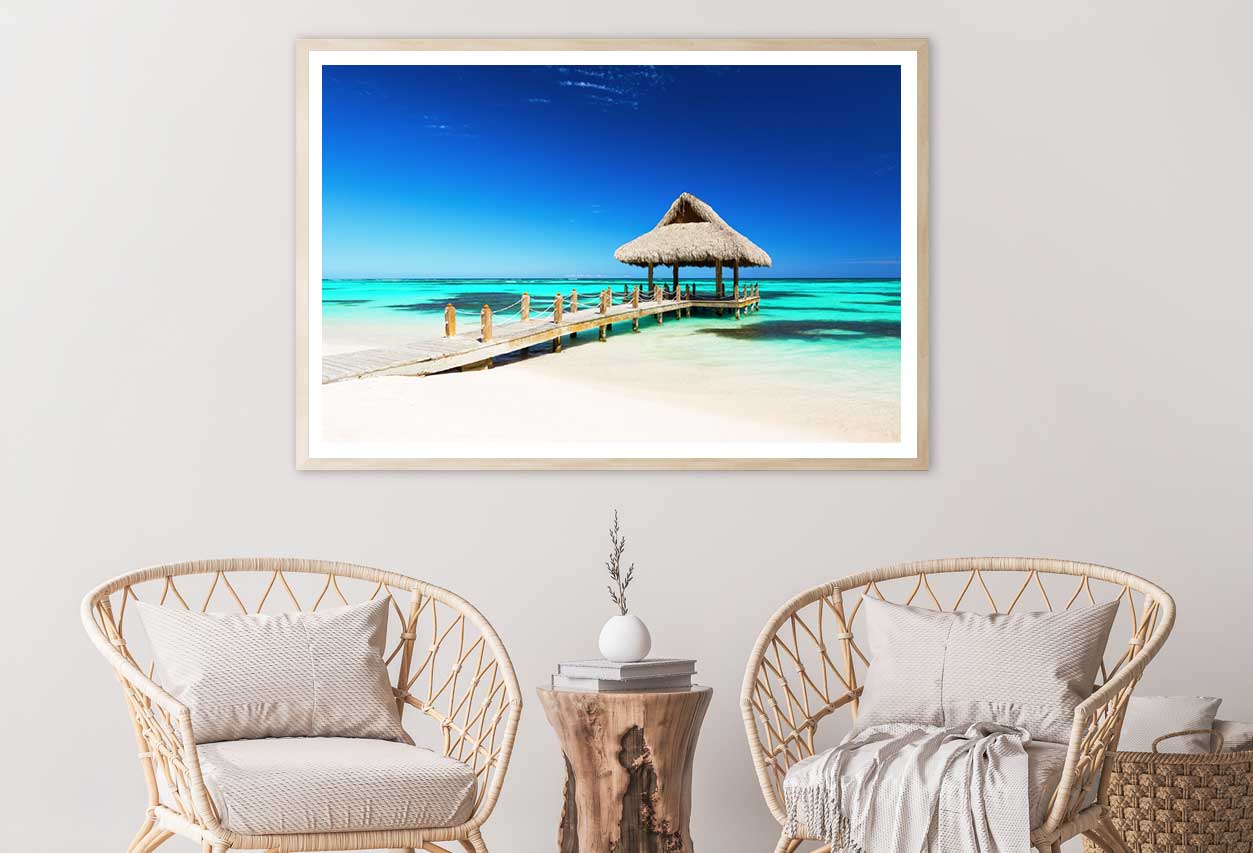 Gazebo on Andy Beach Photograph Punta Cana Home Decor Premium Quality Poster Print Choose Your Sizes