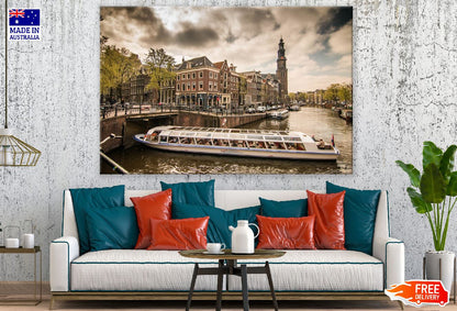 Dutch Protestant Calvinism, Amsterdam Sunset View Photograph Print 100% Australian Made