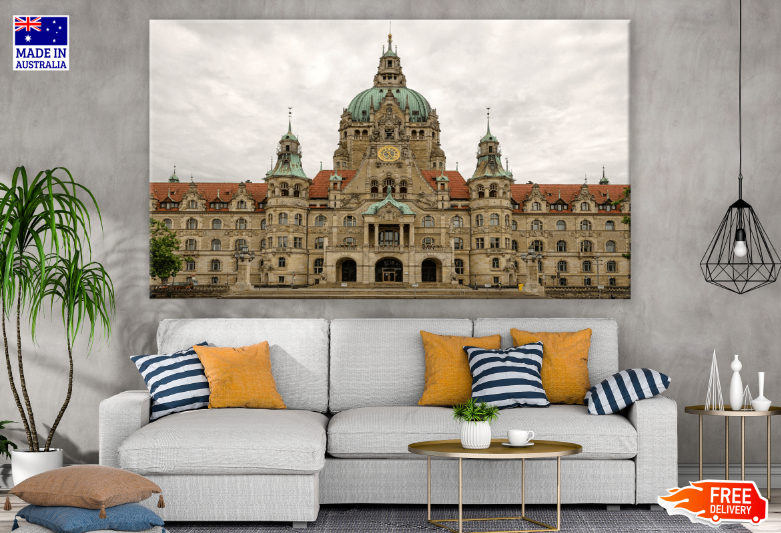 Town City Hall In Hanover Germany Print 100% Australian Made