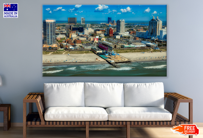 Cityscape & Sea View Print 100% Australian Made