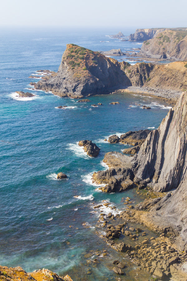Cliffs & Ocean in Arrifana View Photograph Print 100% Australian Made
