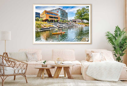 Terrace Complex & Avon River View Photograph Home Decor Premium Quality Poster Print Choose Your Sizes