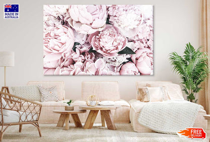 Pink Peonies Bouquet Closeup View Photograph Print 100% Australian Made