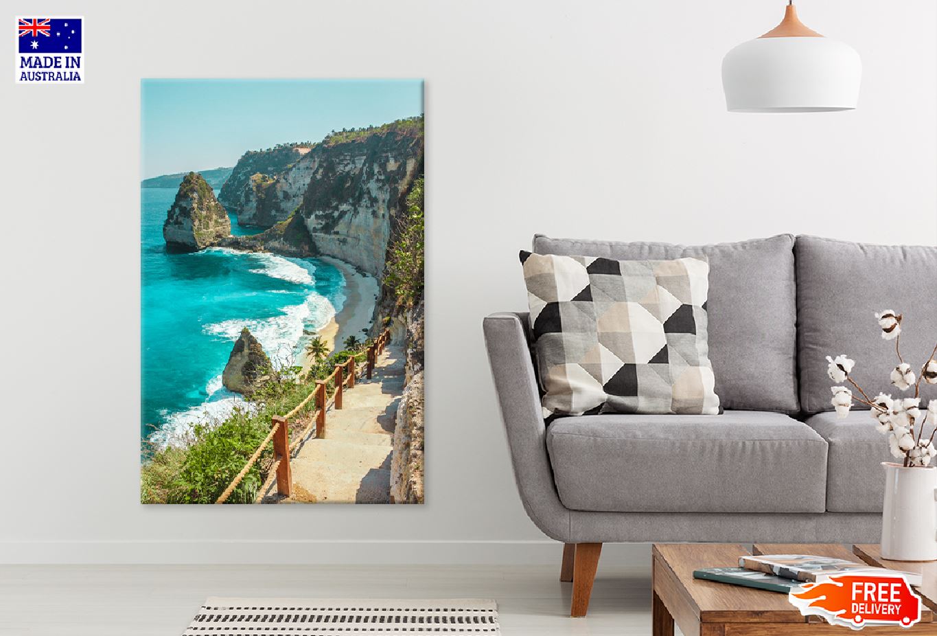 Atuh Beach Nusa Penida Island Photograph Print 100% Australian Made