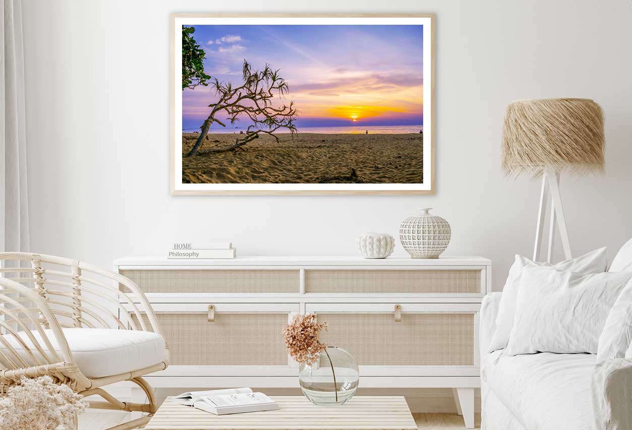 Paradise Island Beach Sunrise Photograph Home Decor Premium Quality Poster Print Choose Your Sizes