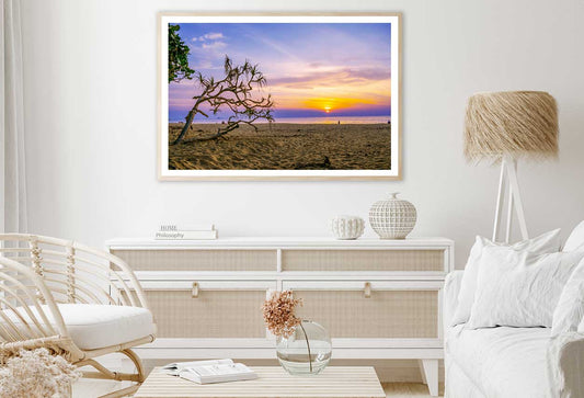 Paradise Island Beach Sunrise Photograph Home Decor Premium Quality Poster Print Choose Your Sizes