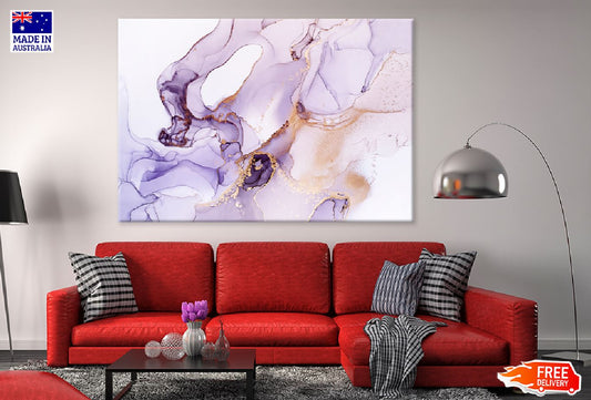 Pink Purple & Orange Abstract Design Print 100% Australian Made