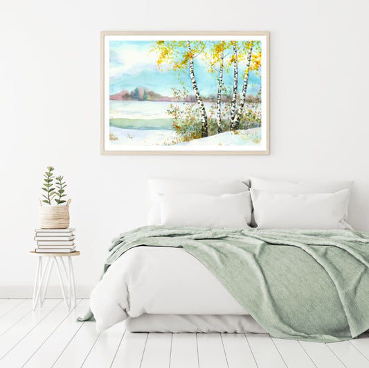 Nature Watercolor Painting Home Decor Premium Quality Poster Print Choose Your Sizes