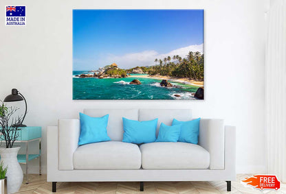 San Juan del Guia Sea Photograph Colombia Print 100% Australian Made