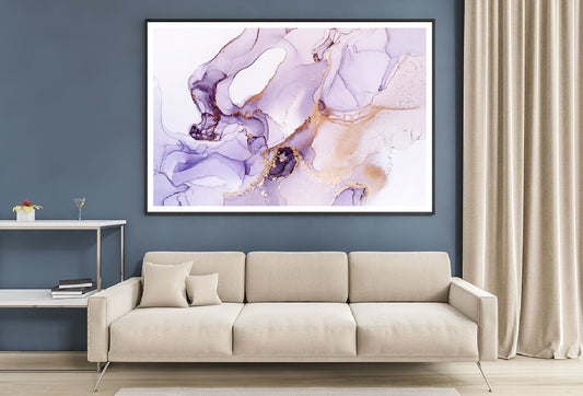 Pink Purple & Orange Abstract Design Home Decor Premium Quality Poster Print Choose Your Sizes