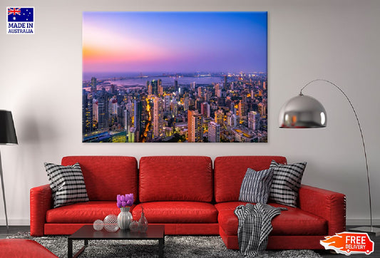 Mumbai Cityscape & Sea Photograph Print 100% Australian Made