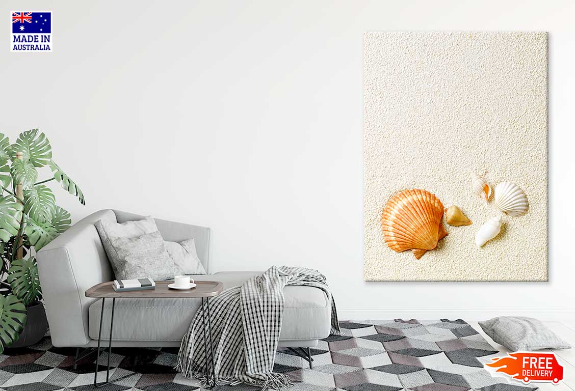 Sea Sand with Seashell Photograph Print 100% Australian Made
