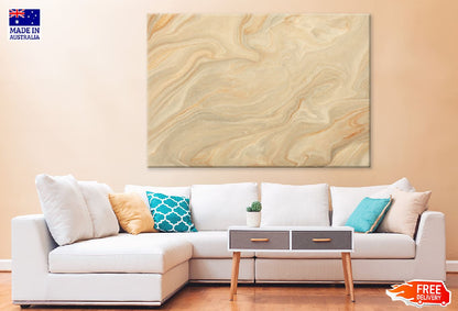 Brown & Beige Marble Abstract Design Print 100% Australian Made