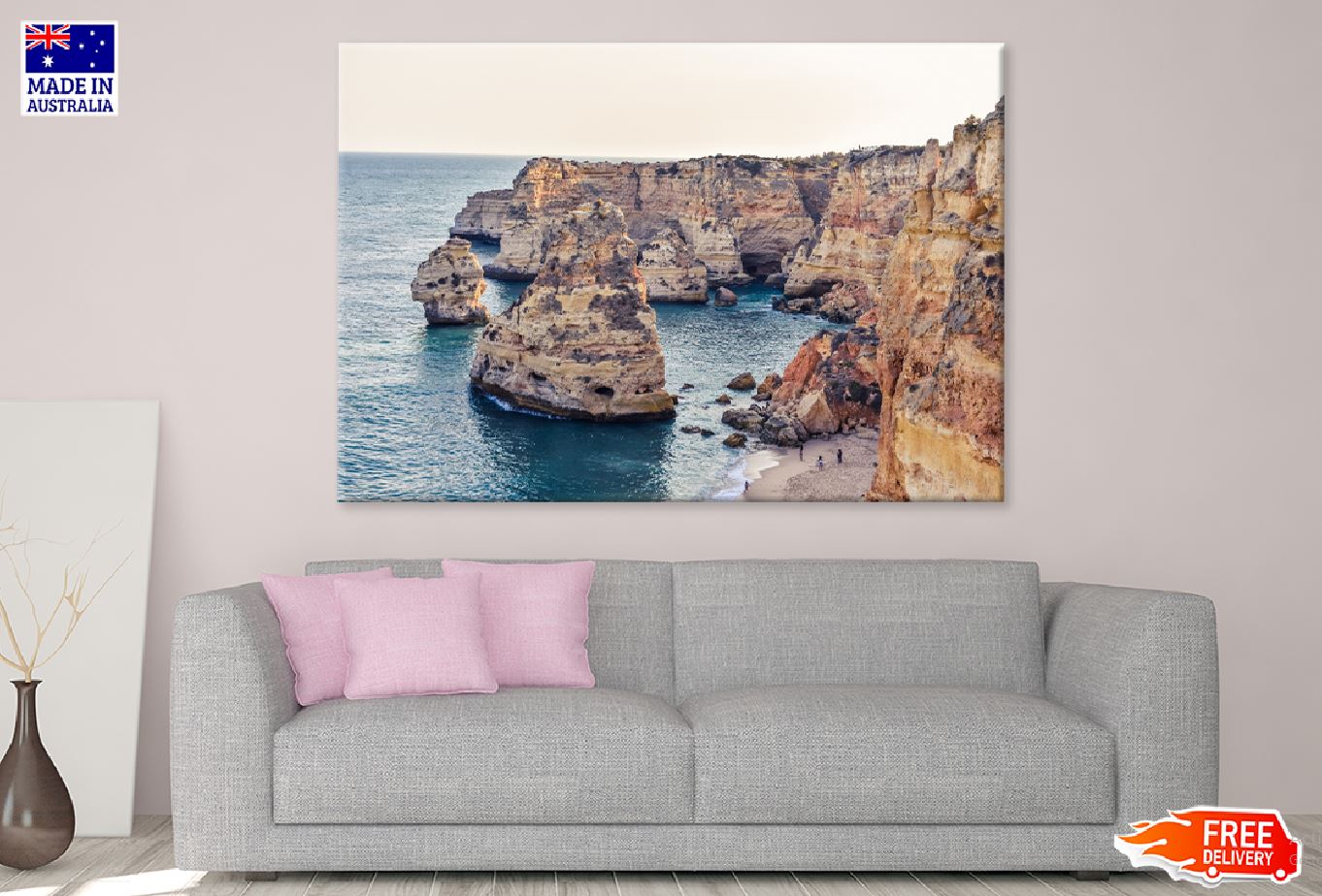 Cliffs On Sea View Photograph Print 100% Australian Made