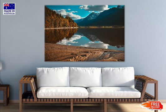 Landscape Norway Lake & Mountains Photograph Print 100% Australian Made