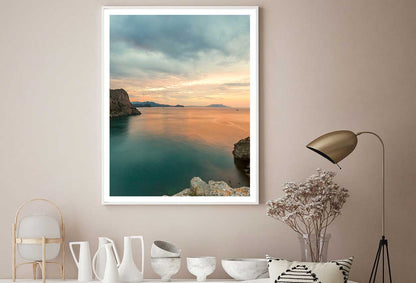 Sunrise over the Sea Scenery View Home Decor Premium Quality Poster Print Choose Your Sizes