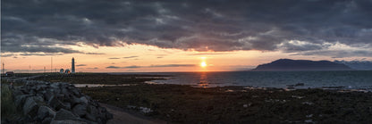 Panoramic Canvas Sea Sunset Scenery High Quality 100% Australian Made Wall Canvas Print Ready to Hang