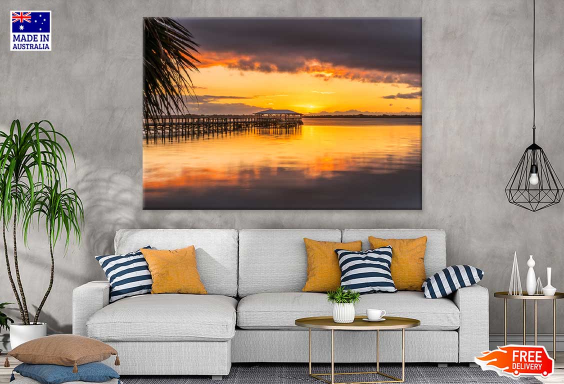 Melbourne Beach Florida Sunset Photograph Print 100% Australian Made