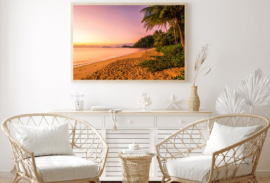 Trinity Beach Sunrise Scenery View Photograph Home Decor Premium Quality Poster Print Choose Your Sizes