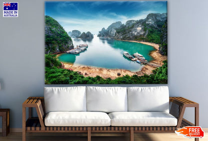 Ha Long Bay, South China Sea, Vietnam Scenery Photograph Print 100% Australian Made