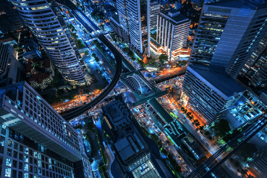Night City View Print 100% Australian Made