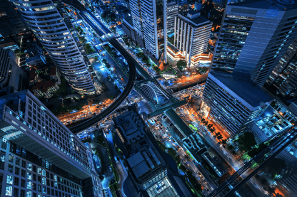 Night City View Print 100% Australian Made
