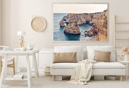 Cliffs On Sea View Photograph Home Decor Premium Quality Poster Print Choose Your Sizes