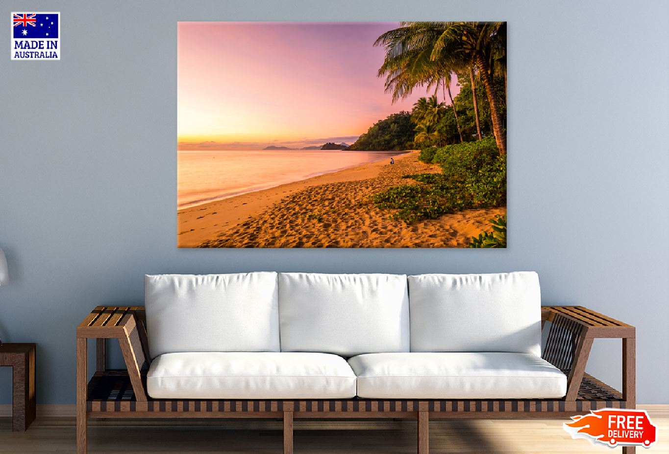 Trinity Beach Sunrise Scenery Photograph Print 100% Australian Made