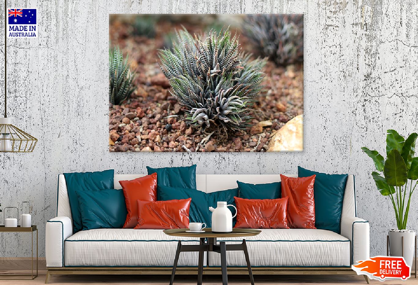 Shrubland Plant Closeup View Photograph Print 100% Australian Made