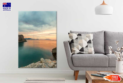 Sunrise over the Sea Scenery View Photograph Print 100% Australian Made